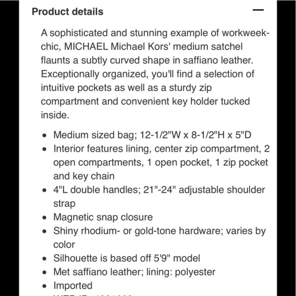 Michael Kors Saffiano Savannah Medium Satchel - Picture 7 of 10